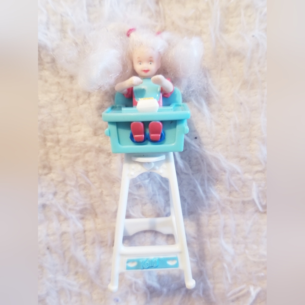 1998 Eatin' Fun Kelly Doll Figure McDonald's Happy Meal Toy 4" Vintage Barbie